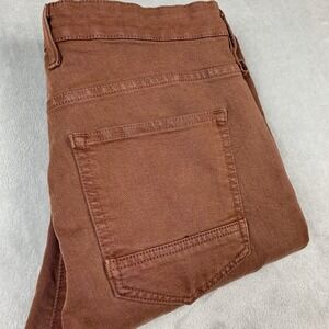 The North Face Jeans Men 32x31* Rust Flat Front Outdoor Casual Gorpcore Climbing